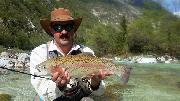 Dmitry Rainbow trout April 2017 S, Slovenia fly fishing